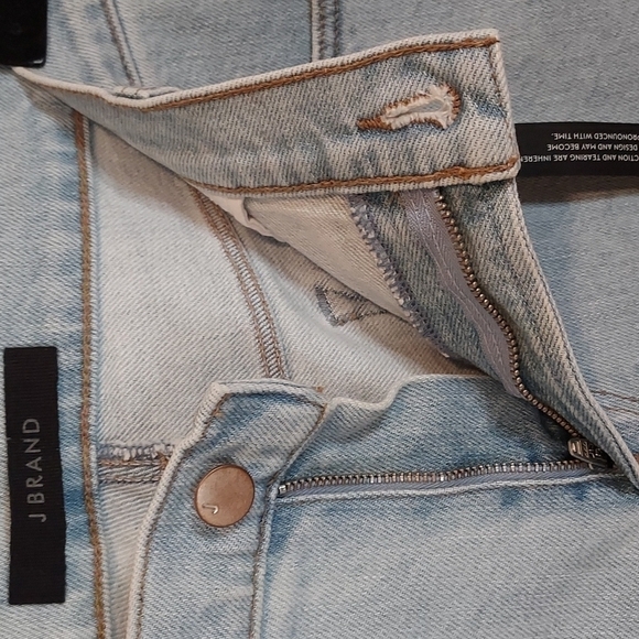 J Brand Selena Mid Rise Bootcut Crop Gigi Destruct - Picture 11 of 12